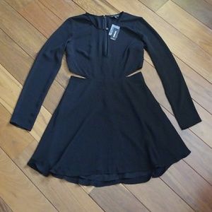 Express Black Sheer Dress